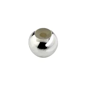 Bille d'ajustage 8,0mm (trou 4,5mm), argent mat (1 pc/UC) | Marco Schreier