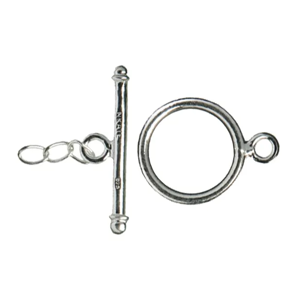 Knebelverschluss "Basis" 09mm, Silber (3 St./VE) | Marco Schreier