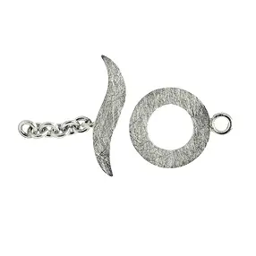 Knebelverschluss "Design" 15mm, Silber matt (1 St./VE) | Marco Schreier