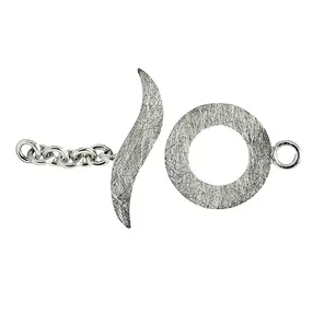 Fermeture à garrot "Design" 25mm, argent mat (1 pcs/UC) | Marco Schreier