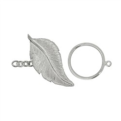 1905284381 Fermeture à garrot "ressort" 40mm, argent (1 pc/UC) | Marco Schreier