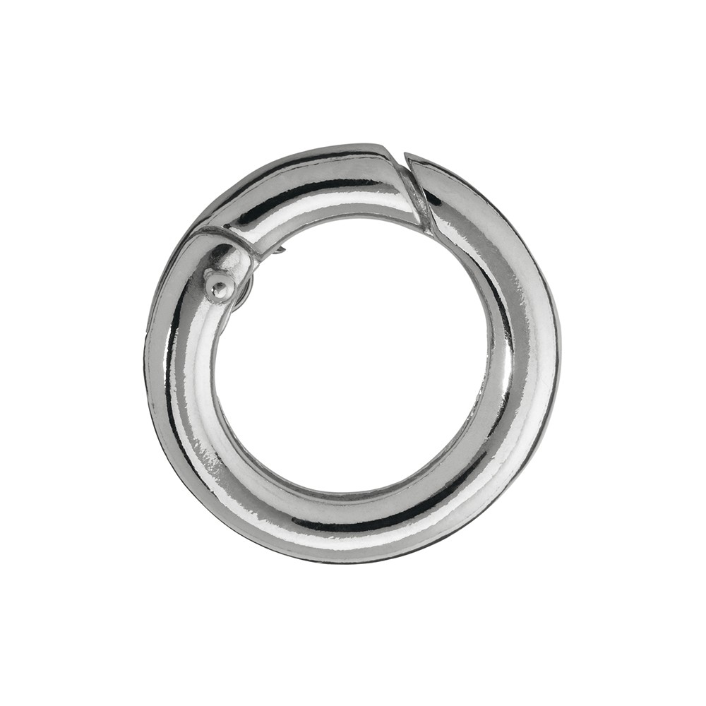 Ringschließe 12mm, Silber, runde Schiene (1 St./VE) | Marco Schreier