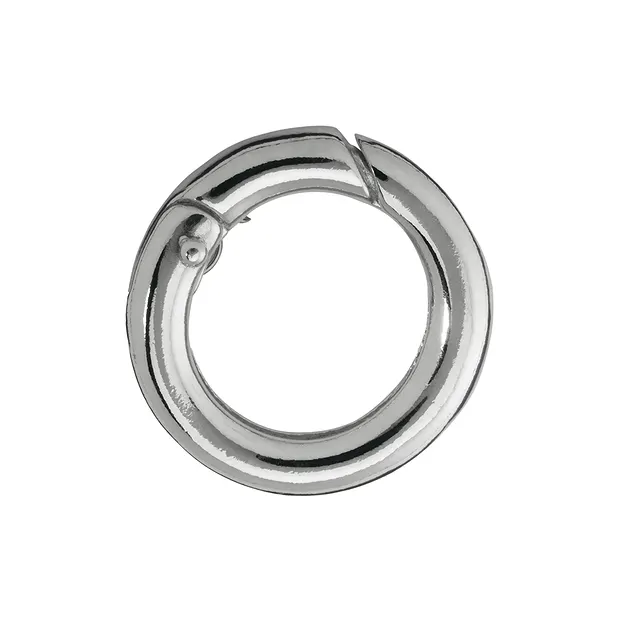 Fermoir anneau 12mm, argent, rail rond (1 pcs/UC) | Marco Schreier