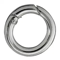 1905287071 Ringschließe 17mm, Silber, runde Schiene (1 St./VE) | Marco Schreier