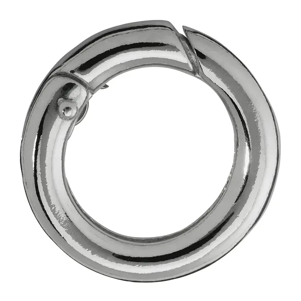 Ringschließe 17mm, Silber, runde Schiene (1 St./VE) | Marco Schreier