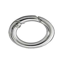 1905287081 Ringschließe 12 x 16mm, Silber, runde Schiene (1 St./VE) | Marco Schreier
