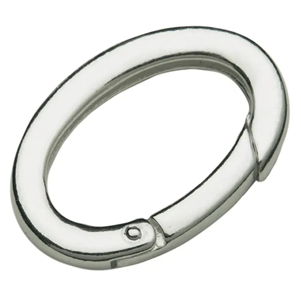 Ringschließe 19 x 28mm, Silber, eckige Schiene (1 St./VE) | Marco Schreier