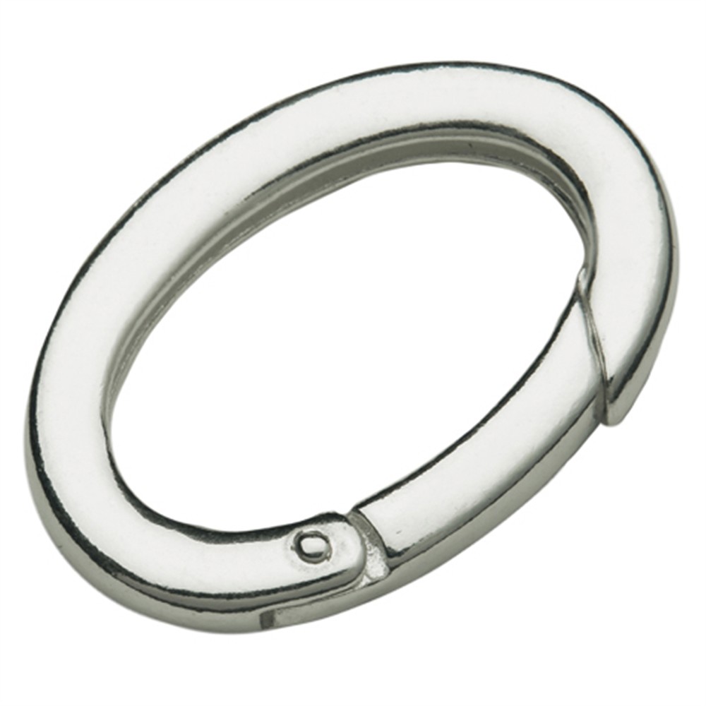 Ring clasp 22 x 38mm, silver, square bar (1 pc./ PU) | Marco Schreier