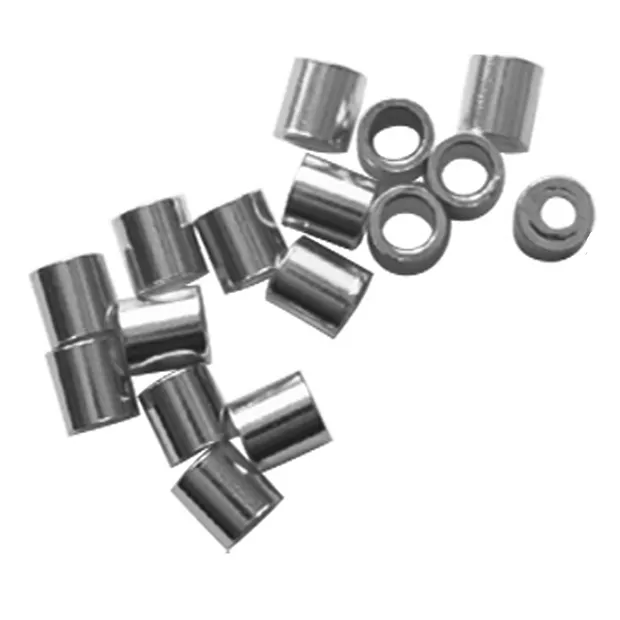 Crimp tubes, thick-walled 2mm, silver (165 pcs./ PU) | Marco Schreier