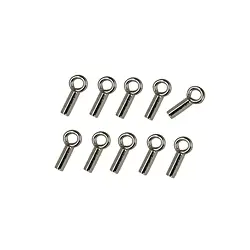 1905311011 Röhrchen mit Öse 4,5mm, Silber (28 St./VE) | GH Edelsteine, Heilsteine & Schmuck