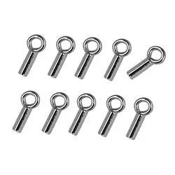 1905311021 Tube with eyelet 5.0mm, silver (10 pcs./ PU) | wholesaler gems & healing stones