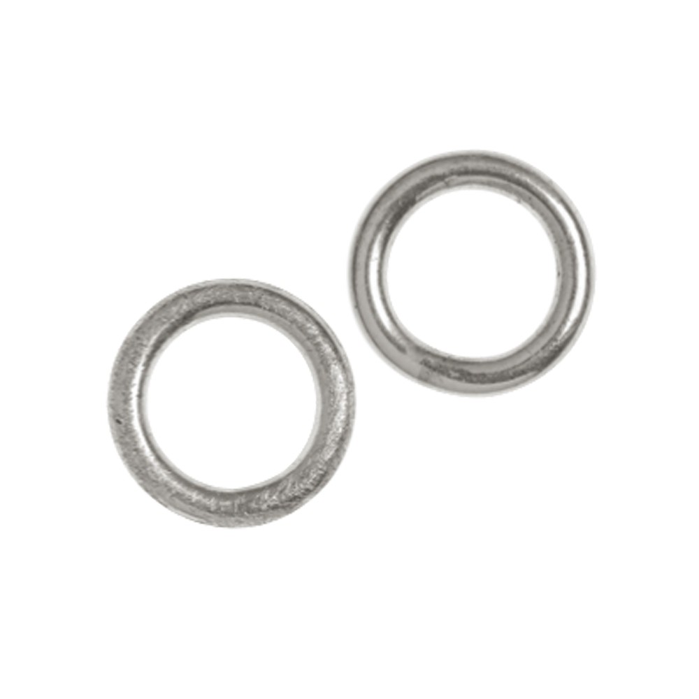 Closed jump ring 10mm, silver (10 pcs./ PU) | wholesaler gems & healing stones