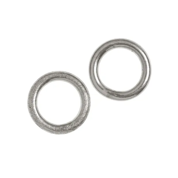 Closed jump ring 10mm, silver (10 pcs./ PU) | wholesaler gems & healing stones