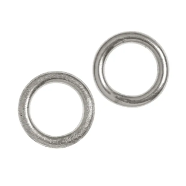 Bindering 12mm, Silber matt (5 St./VE) | Edelsteine, Heilsteine & Schmuck-Handel