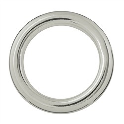 1905316251 Anello cavo Jumbo 25 mm, argento (2 pz./ UC) | grossista gemme e pietre curative
