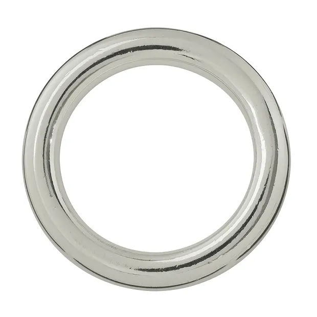 Anello cavo Jumbo 25 mm, argento (2 pz./ UC) | grossista gemme e pietre curative