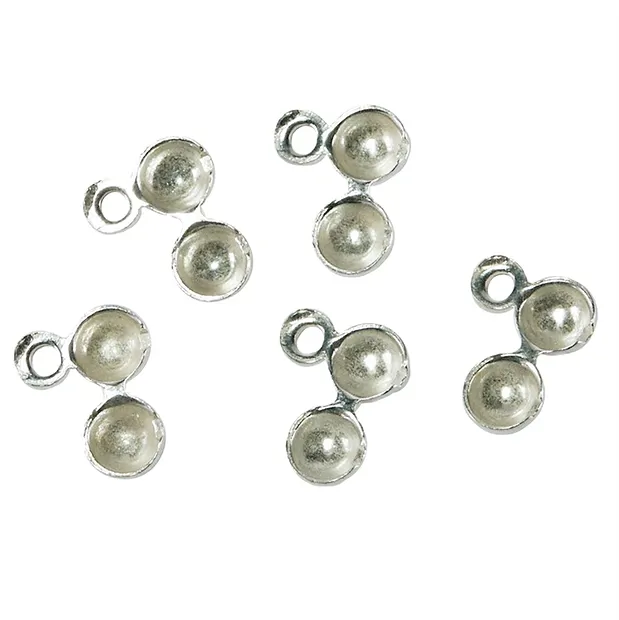 Klappkapseln 3mm, Silber (20 St./VE) | Schreier Edelsteine, Heilsteine & Schmuck