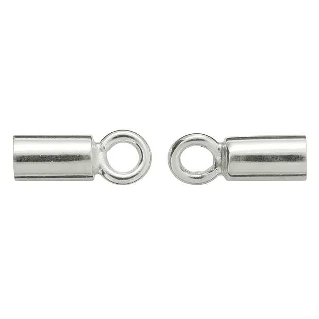 Embout casquette "base" pour Cordons 1,5mm, argent (14 pcs/UC) | Marco Schreier