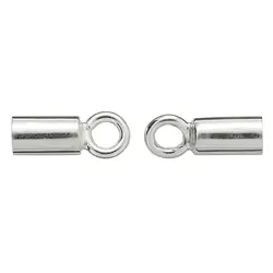 1905367091 Embout casquette "base" pour Cordons 5mm, argent (2 pcs/UC) | Marco Schreier
