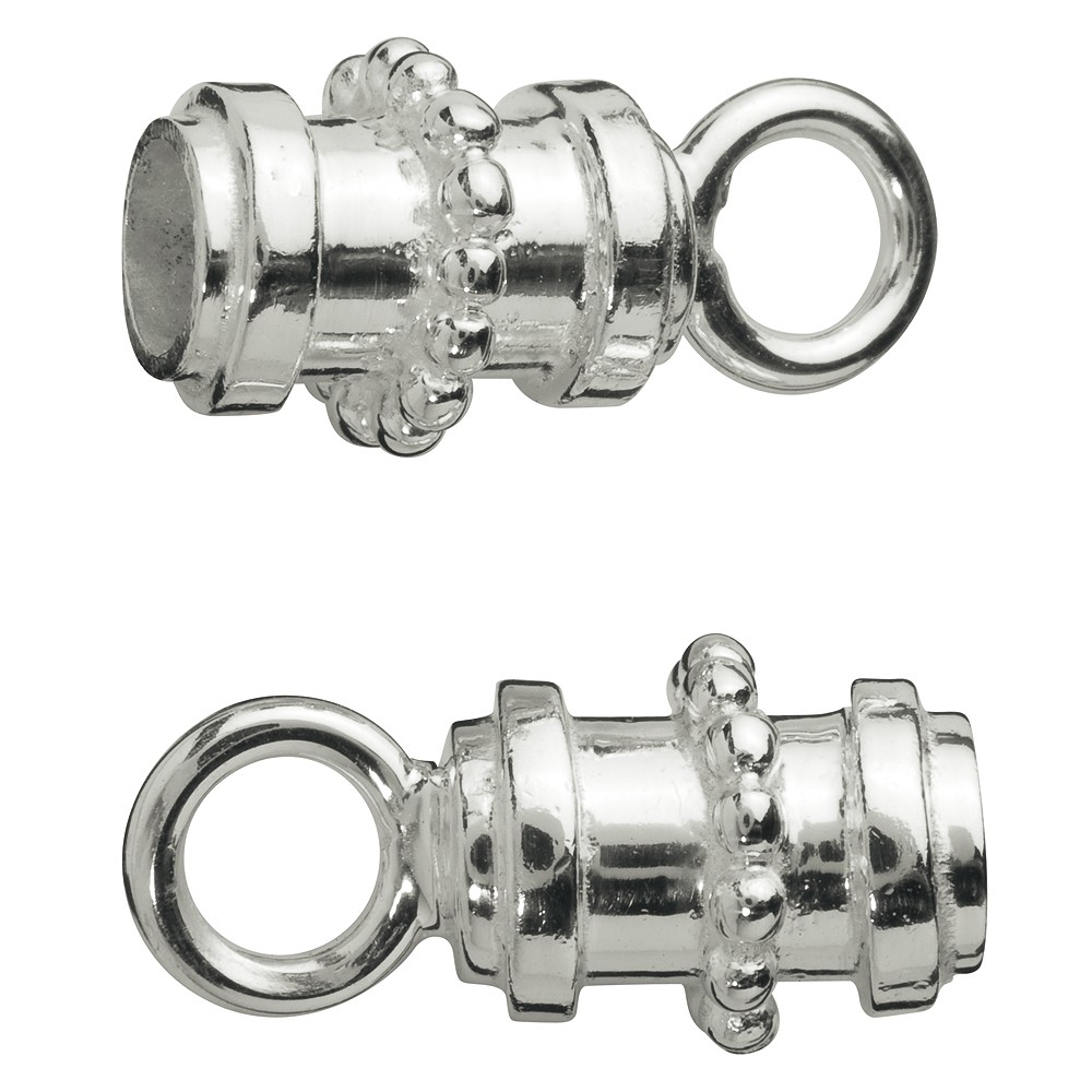 Topes "bola decorativa" para bisagras de 3 mm, plata (2 uds./paquete) | Marco Schreier