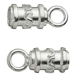 1905367131 Endkappe "Schlangendekor" für 2,5mm-Bänder (2 St./VE) | Marco Schreier