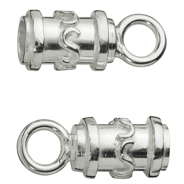 Endkappe "Schlangendekor" für 2,5mm-Bänder (2 St./VE) | Marco Schreier