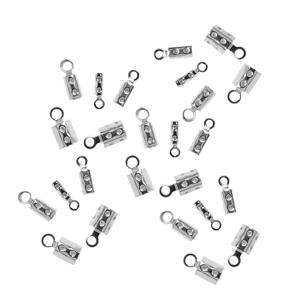 Endkappen zum Quetschen 2,0mm, Silber (200 St./VE) | Marco Schreier