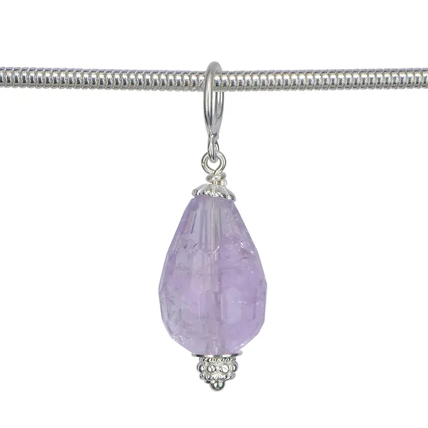 Double eyelet 08mm, silver (12 pcs./ PU) | wholesaler gems & healing stones