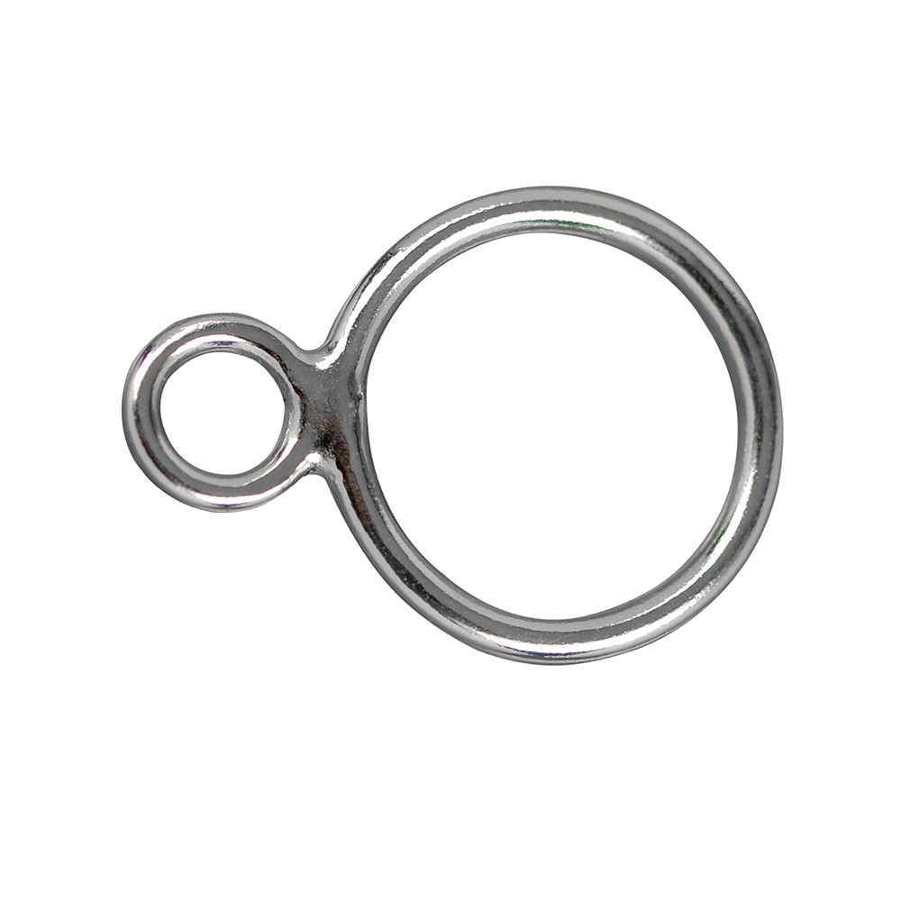 Ojal doble 12mm, plata mate (7 uds./VE) | Marco Schreier