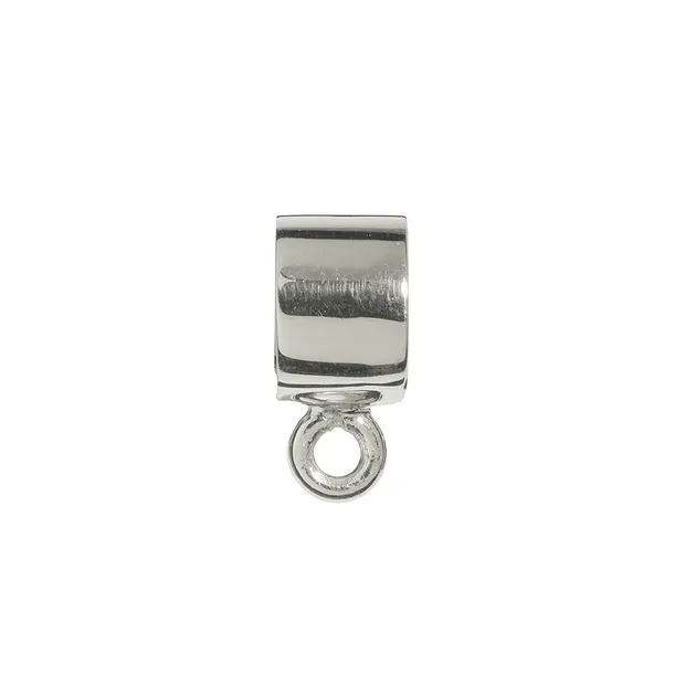 Röhrchen mit Öse 5 x 3mm, Silber (4 St./VE) | Edelsteine, Heilsteine & Schmuck