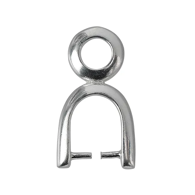 Basis-Halter zum Klemmen für frontgebohrte Steine, 20 x 11,5mm (1 St./VE) | Marco Schreier
