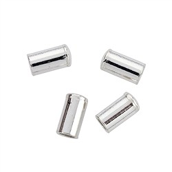 1905412021 Endkappen für 2mm-Bänder, Silber (6 St./VE) | Edelsteine, Heilsteine & Schmuck