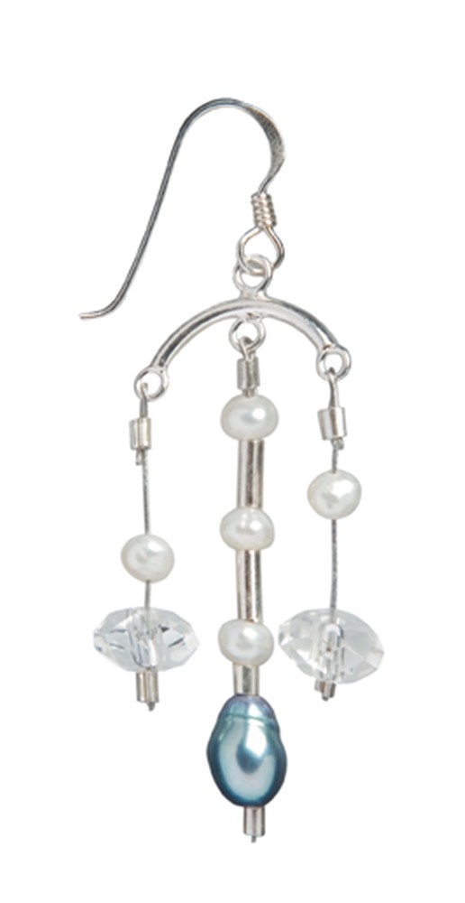 Gancio per orecchio, singolo, 25 mm, argento (12 pz./ UC) | Marco Schreier