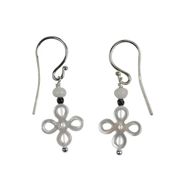 Ear Hook curved 25mm, silver (12 pcs./ PU) | wholesaler gems & healing stones