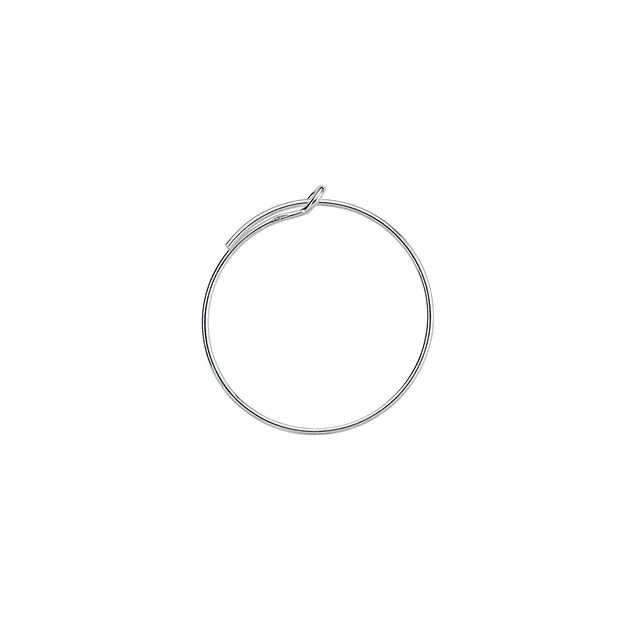 Creole 10mm, Silber (6 St./VE) | Großhändler Edelsteine, Heilsteine & Schmuck