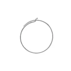 1905505061 Creole 16mm, Silber (6 St./VE) | Großhändler Edelsteine, Heilsteine & Schmuck