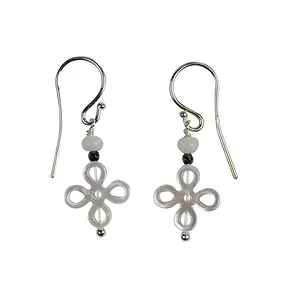 Ear Hook curved 25mm, silver (120 pcs./ PU) | wholesaler gems & healing stones