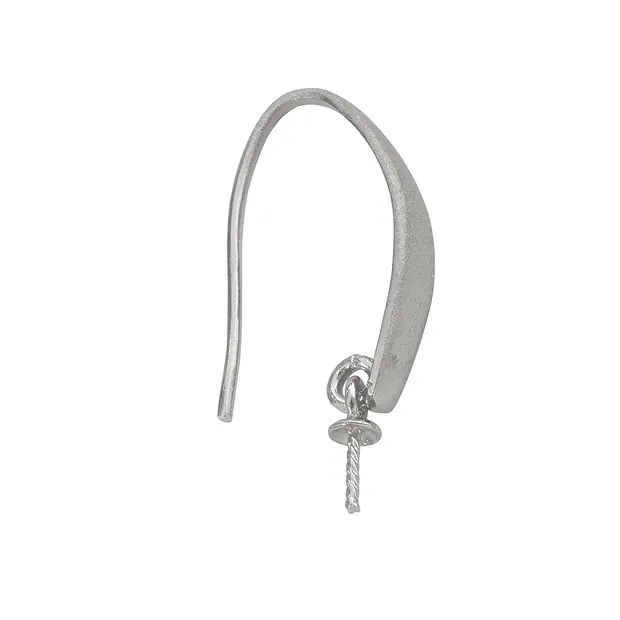 Ear Hook sandblasted front 25mm, matt (2 pcs./ PU) | Marco Schreier