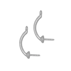 1905514011 Komponente für Ohrstecker "Schwebende Perle", Silber (6 St./VE) | Marco Schreier