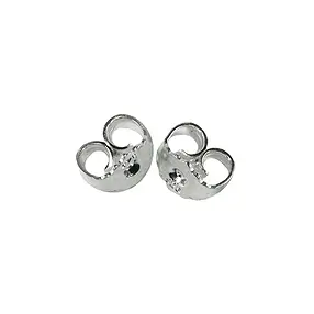 Ohrmuttern, Silber (12 St./VE) | Großhändler Edelsteine, Heilsteine & Schmuck