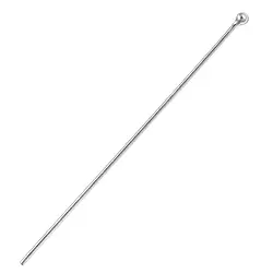 1905550531 Stift mit Kugel 0,5 x 30mm, Silber (20 St./VE) | Marco Schreier