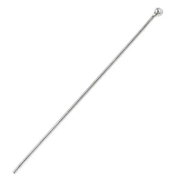 Stift mit Kugel 0,8 x 50mm, Silber (20 St./VE) | Marco Schreier