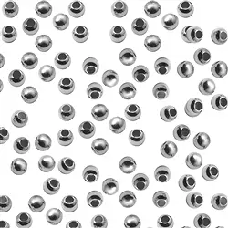 1905601051 Crimp Beads 2.2mm, silver (1850 pcs./ PU) | wholesaler gems & healing stones