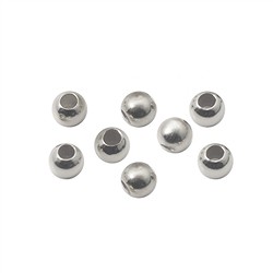 1905601181 Crimp Beads 1.8mm, silver (290 pcs./ PU) | wholesaler gems & healing stones