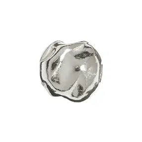 Hammered ball 3mm, silver (100 pcs./ PU) | wholesaler gems & healing stones