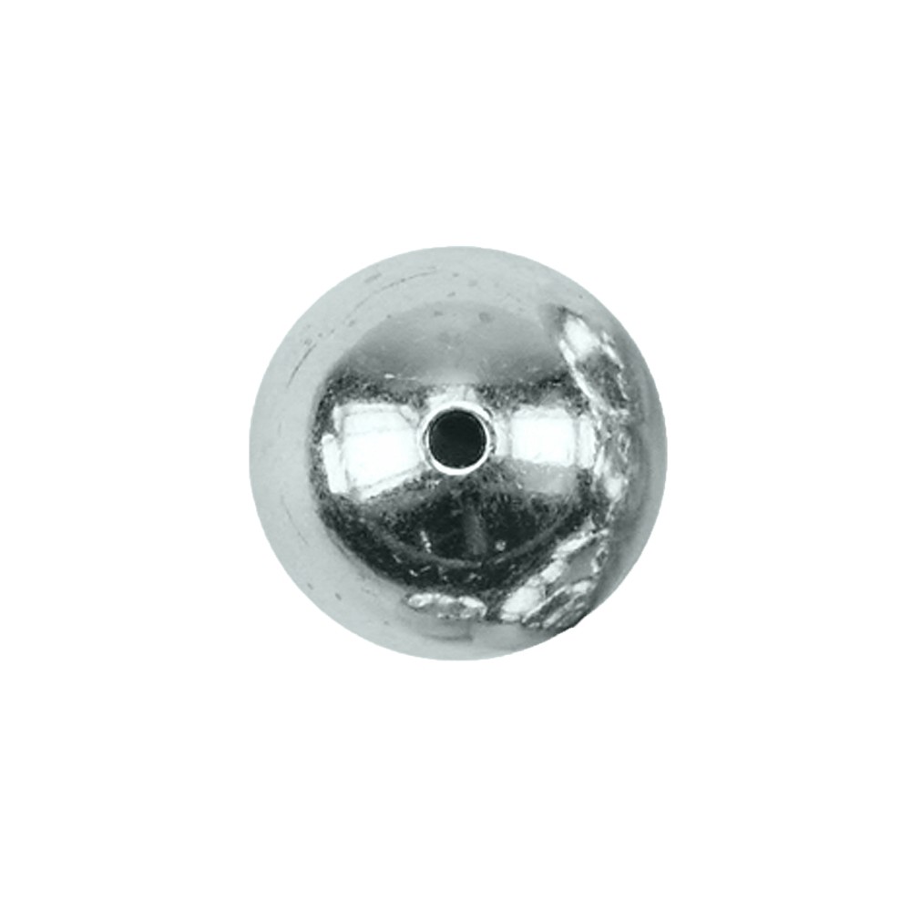 Ball 07.0mm, silver (8 pcs./ PU) | wholesaler gems, healing stones & jewelry