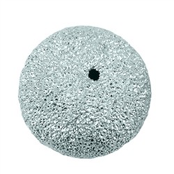 1905601803 Ball 08.0mm, silver diamond-coated (6 pcs./ PU) | gems, healing stones & jewelry