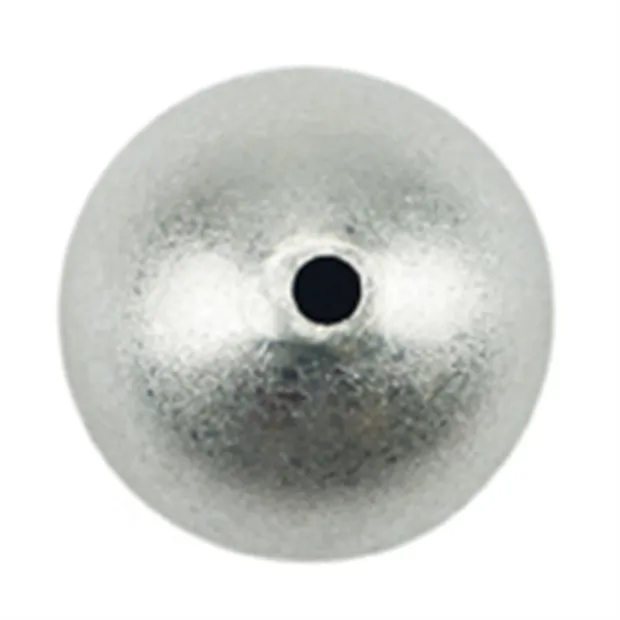 Sfera 10 mm, argento opaco (4 pz./ UC) | grossista gemme e pietre curative