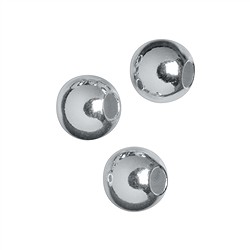 1905602401 Laminating ball 4mm, silver (52 pcs./ PU) | wholesaler gems & healing stones