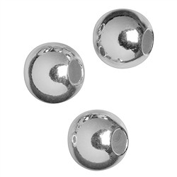1905602801 Laminating ball 8mm, silver (10 pcs./ PU) | wholesaler gems & healing stones